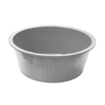 Plasvale plastic kom van 8 liter, geschikt voor schoonmaak, koken en huishoudelijk gebruik