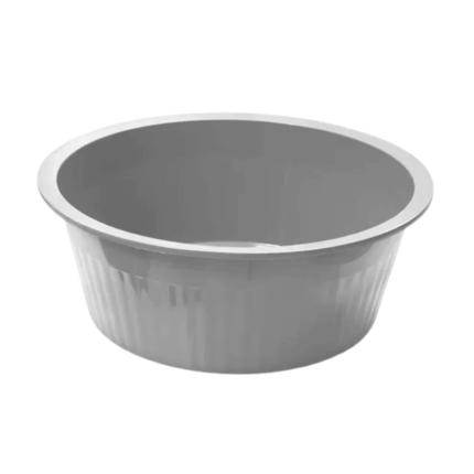 Plasvale plastic kom van 8 liter, geschikt voor schoonmaak, koken en huishoudelijk gebruik