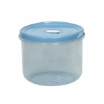 Plasvale Rond Plastic Bakje met Deksel 0.6 Liter, BPA-vrij bewaarbakje