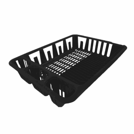 Plasvale afdruiprek 48x35x10 cm – BPA-vrij kunststof afwasrek voor borden, bekers en bestek