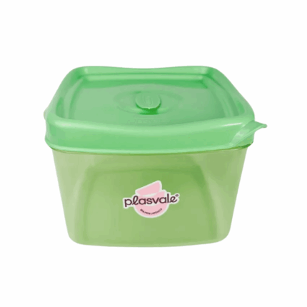 Plasvale Plastic Opbergcontainer 1.4 Liter met Deksel, BPA-vrij transparant