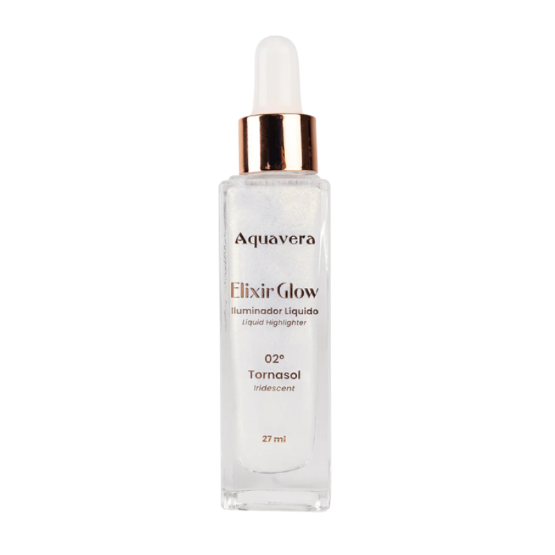 AVHG4 Aquavera Elixir Glow Liquid Highlighter 02 Iridescent – vloeibare iriserende highlighter
