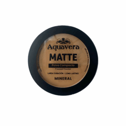 Aquavera Pressed Powder Aquagitana 5 – compacte matterende gezichtspoeder voor een egale natuurlijke finish