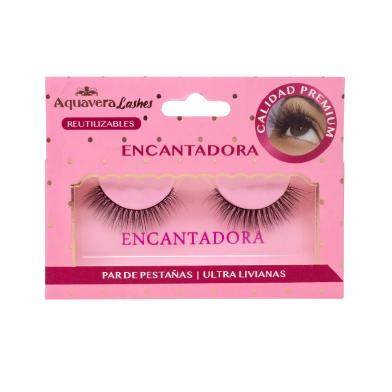 AVP10 Aquavera Lashes Encantadora herbruikbare wimpers voor een elegante en natuurlijke look