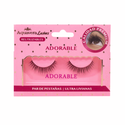 Aquavera Lashes Adorable herbruikbare wimpers voor een zachte en natuurlijke look