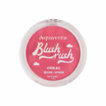 Aquavera Powder Blush Rush Coral – zijdezachte poederblush voor een natuurlijke warme uitstraling"