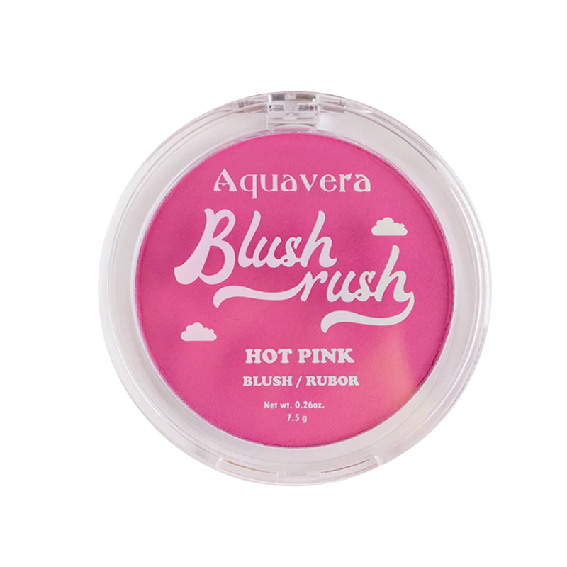 AVPBH Aquavera Powder Blush Rush Hot Pink – zijdezachte poederblush voor een frisse en levendige look