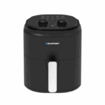Blaupunkt elektrische heteluchtfriteuse 4.5 liter met geïntegreerde handgreep en scheidingswand, geschikt voor airfryen, grillen, bakken en meer.