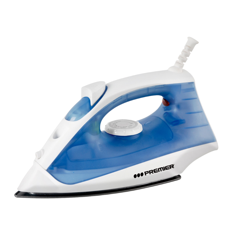 ED8262 Elektrisch strijkijzer ED-8262 met blauwe en perzikkleurige behuizing