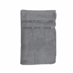 HPC Polo baddoek 40×60 cm in Oxford Grey, opgevouwen op een lichte achtergrond