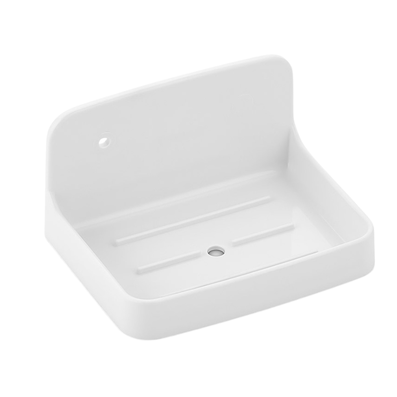 L00645 Qlux ophangbare zeephouder van kunststof voor badkamer of keuken