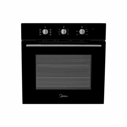 Midea elektrische inbouwoven 24 inch met Air Fryer functie en zwarte afwerking