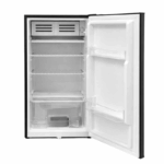 Premier kamerkoelkast 85 liter zwart model NV-8095R2D35TN1 met vriesvak en verstelbare leggers