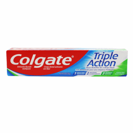 Colgate Triple Action Tandpasta 8 oz – mint smaak, drievoudige werking