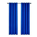 Verduisterend gordijn met metalen ringen, formaat 54"×90", afgebeeld in een neutrale kleur – ideaal voor lichtblokkering en privacy in huis.