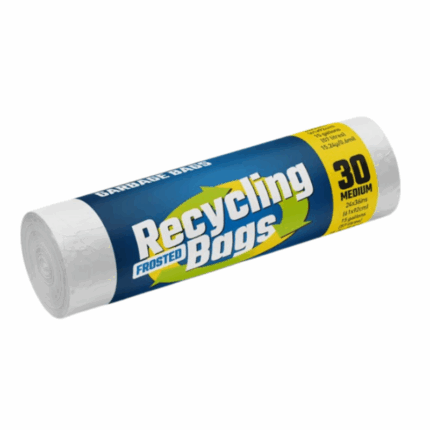 Rhino Vuilniszak Medium Frosted – 30 stuks verpakt