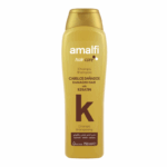 Fles Amalfi Keratine Shampoo 750 ml – herstellende haarverzorging voor beschadigd haar