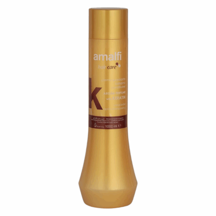 Fles Amalfi Conditioner Argan & Keratine 1000 ml – voedende haarverzorging met luxe geur