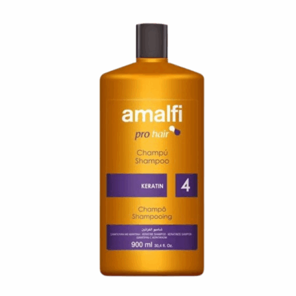 Fles Amalfi Keratin Shampoo #4 900 ml – versterkende keratine shampoo voor beschadigd haar