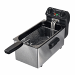 Brentwood DF-730S 1500W 3L / 12-Cup RVS Elektrische Friteuse met uitneembare mand en deksel met kijkvenster