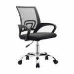 Ergonomische bureaustoel met mesh rugleuning en verstelbare hoogte – zwart