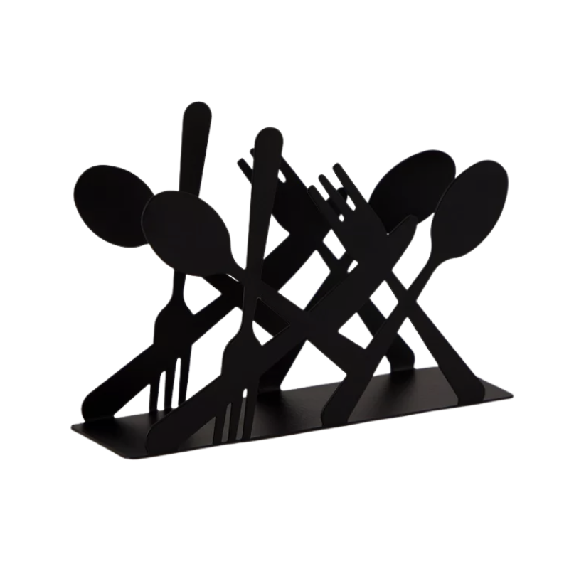 EY578 (2) Metalen Servethouder – Bestekdesign - Afbeelding 1