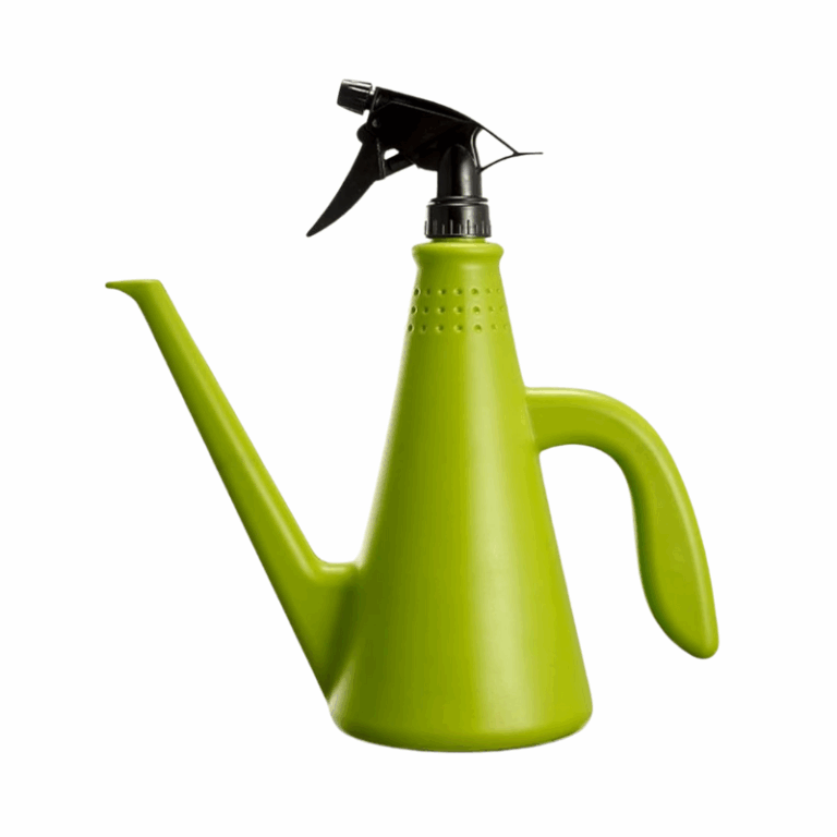 Groene 2-in-1 gieter en plantensproeier voor kamerplanten en tuinplanten
