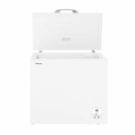 Compacte Hisense vrieskist met roestvrije binnenvoering