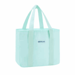 turqoise BRIVILAS lunchbag met hengsels en zijvak