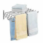 Uitschuifbaar wanddroogrek - 80 cm - Afbeelding 2