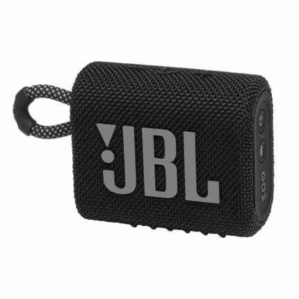 JBL Go 3 Draadloze Bluetooth Speaker in zwart met draaglus