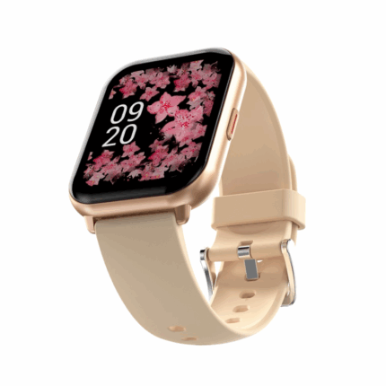 HiFuture Zone 2 Smartwatch in roze met touchscreen en gezondheidsfuncties