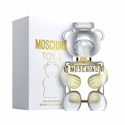 Moschino Toy 2 Eau de Parfum fles 100 ml – frisse bloemige damesgeur in iconische teddybeerflacon.
