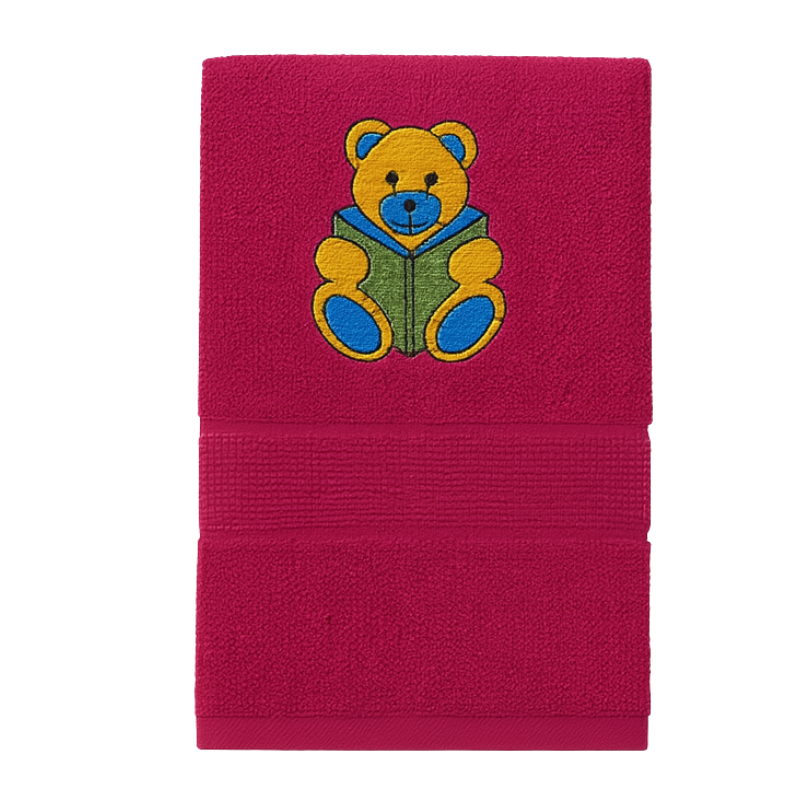 52040129 (3) Baby towel 50×100 cm in assorted colors, made of soft terry cloth