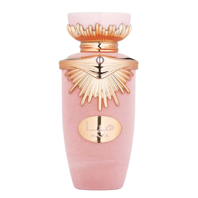 6291108738504 Lattafa Haya Eau de Parfum fles 100 ml – bloemige damesgeur met citrus, jasmijn en vanille