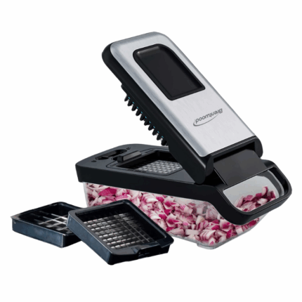 Brentwood handmatige groentesnijder met 3.6 cup container en 2 RVS messen