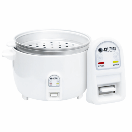 Lotus Rijstkoker en Voedselstomer 4.2 Liter – elektrische rijstkoker met stoomfunctie voor gezonde maaltijden