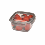 Ucsan Vierkant Lock & Fit Opslagbakje 400 ml met luchtdicht klikdeksel