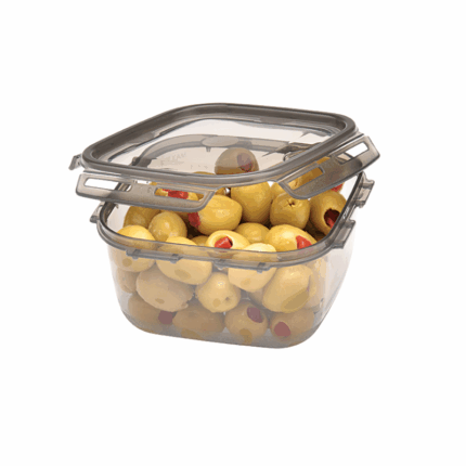 Ucsan Vierkant Lock & Fit Opslagbakje 700 ml met luchtdicht klikdeksel