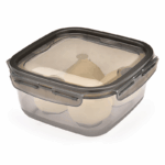 Ucsan Vierkant Lock & Fit Opslagbakje 2400 ml met luchtdicht klikdeksel