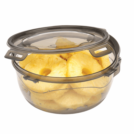 Ucsan Ronde Lock & Fit Opslagbakje 1900 mlmet luchtdicht klikdeksel en witte body