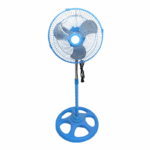 omestar staande ventilator 12 inch blauw