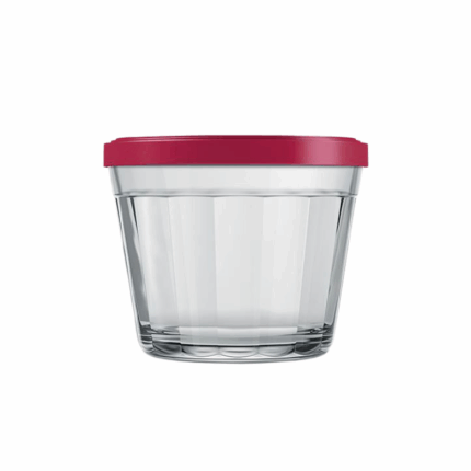 Nadir glazen bewaarbakje 350 ml met deksel – model 4110