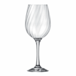 Nadir Ravena wijnglas 385 ml met transparant gedraaid design