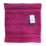 Mainstays badlapje oranje 30×30 cm – zachte washand – diverse kleuren-burgundy