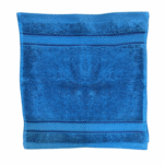 Mainstays badlapje oranje 30×30 cm – zachte washand – diverse kleuren-saxony blue