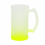 Mat biermok met kleurovergang 7.5×15 cm voor sublimatie