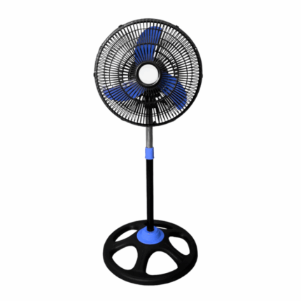 omestar staande ventilator 10 inch blauw