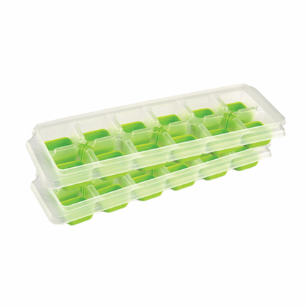 Ucsan Ijsblokjesvorm – groene kunststof ijsblokjeshouder