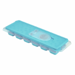 Ucsan Ijsblokjesvorm met Deksel en Vulopening – blauwe ijsblokjeshouder